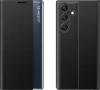 Këllëf me kapak Hurtel Sleep Case Pro për Samsung Galaxy A24 4G, funksion mbajtëse, blu