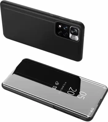 Këllëf flip Hurtel Clear View, për Realme C33, i zi