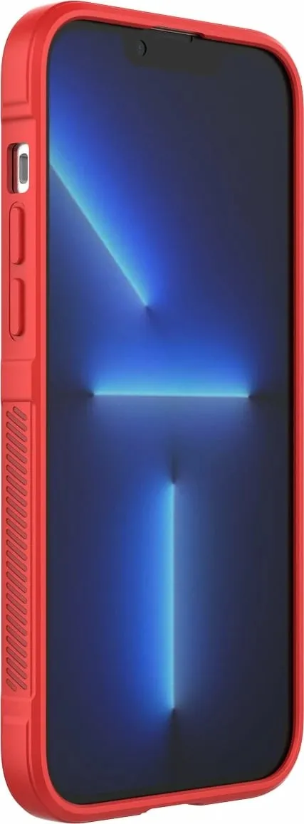 Mbështjellës Hurtel Magic Shield Case për iPhone 14 Plus, TPU, Kuq - 29