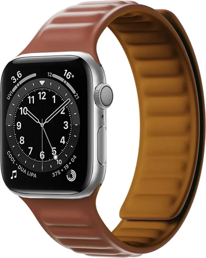 Rrip magnetik për Apple Watch Hurtel, 42/44mm, Kafe - 1
