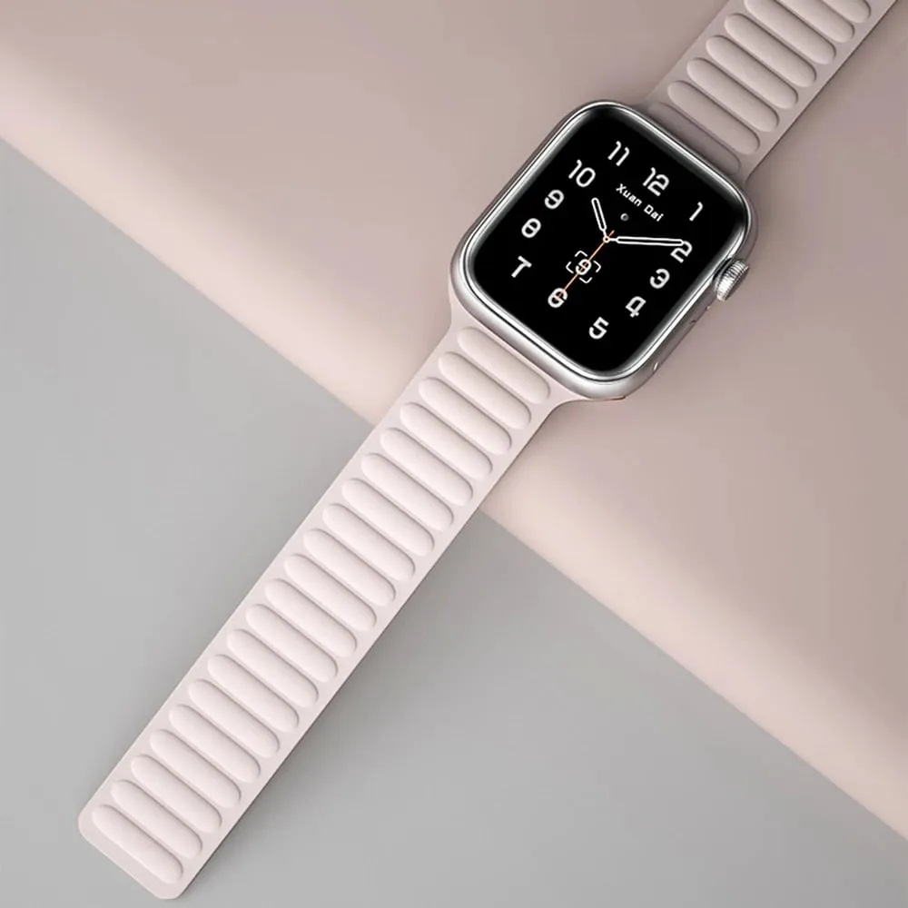Rrip magnetik për Apple Watch Hurtel, 42/44mm, Kafe - 5