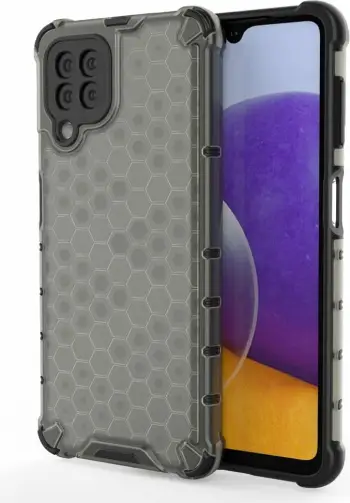 Mbështjellës silikoni Hurtel për Samsung Galaxy A22 4G, i zi