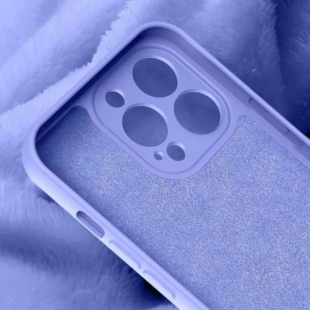 Mbështjellës silikoni Hurtel për iPhone 14 Plus, i kaltër i çelët - 3
