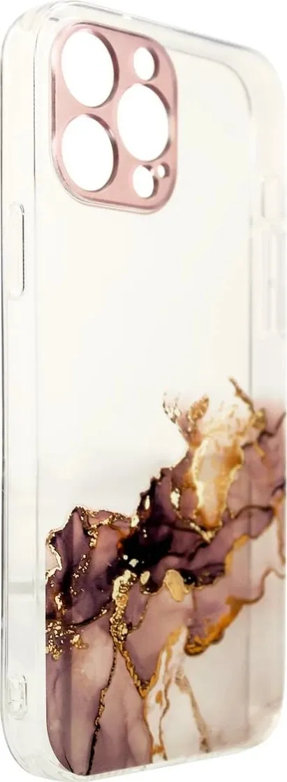 Mbështjellës Hurtel Marble Case për Xiaomi Redmi Note 11 Pro, kafe - 2