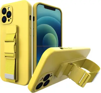 Mbështjellës Hurtel Rope Case me litar, për Samsung Galaxy A22 4G, Gjelbër e errët