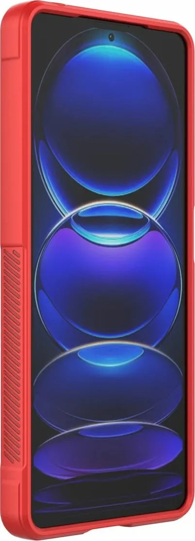 Mbulesë telefoni Hurtel Magic Shield, për Xiaomi Redmi Note 12 Pro+, fleksibile, e kuqe - 14