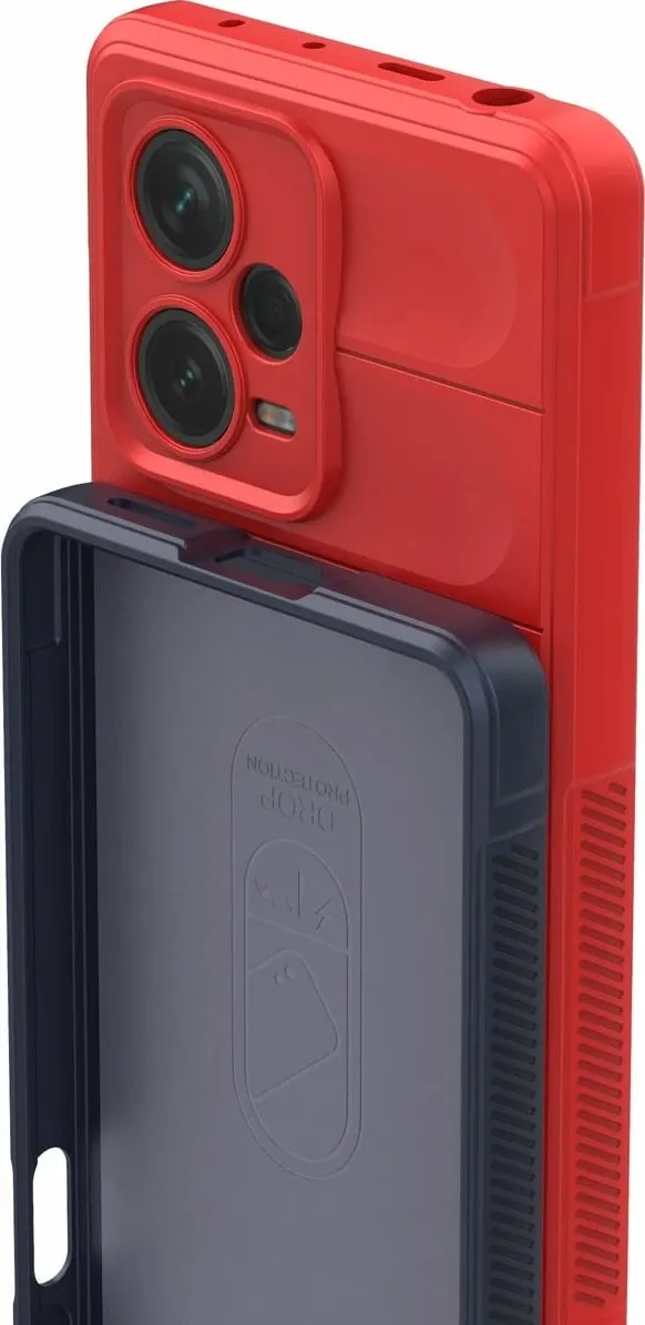 Mbulesë telefoni Hurtel Magic Shield, për Xiaomi Redmi Note 12 Pro+, fleksibile, e kuqe - 6