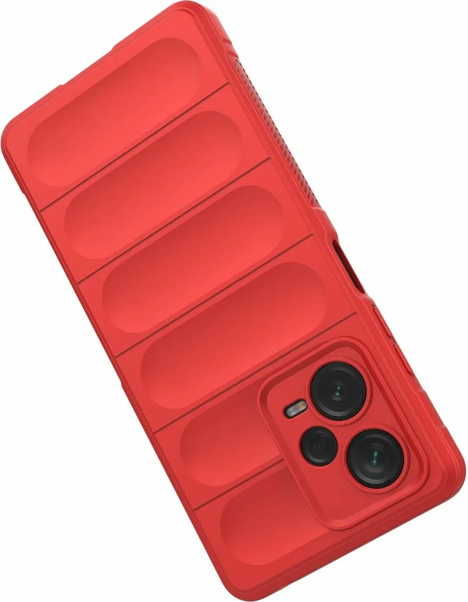 Mbulesë telefoni Hurtel Magic Shield, për Xiaomi Redmi Note 12 Pro+, fleksibile, e kuqe - 9