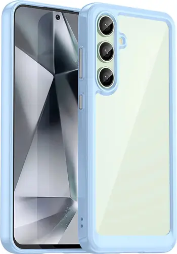 Mbështjellës Hurtel Carbon Case për Samsung Galaxy S24 FE, TPU, Kaltër