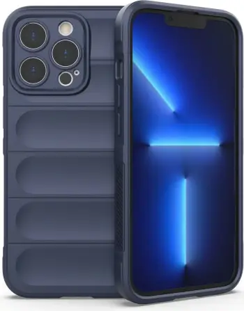 Këllëf telefoni Hurtel Magic Shield për iPhone 13 Pro, fleksibël, i blinduar, blu e errët