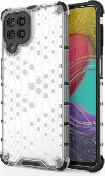 Mbështjellës Hurtel Honeycomb për Samsung Galaxy M53 5G, i zi