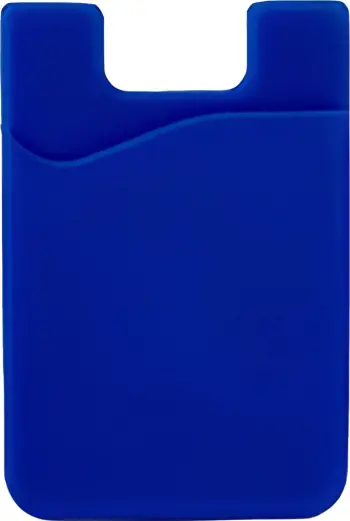 Mbështjellës kartelash për telefon Hurtel, silikon, kaltër