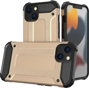 Mbështjellës Hybrid Armor Hurtel për iPhone 13 mini, ari