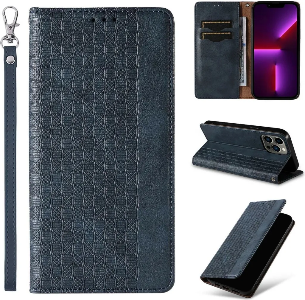 Këllëf portofol Hurtel Magnet Strap Case për iPhone 12 Pro Max, me magnet, me varëse, i zi - 3