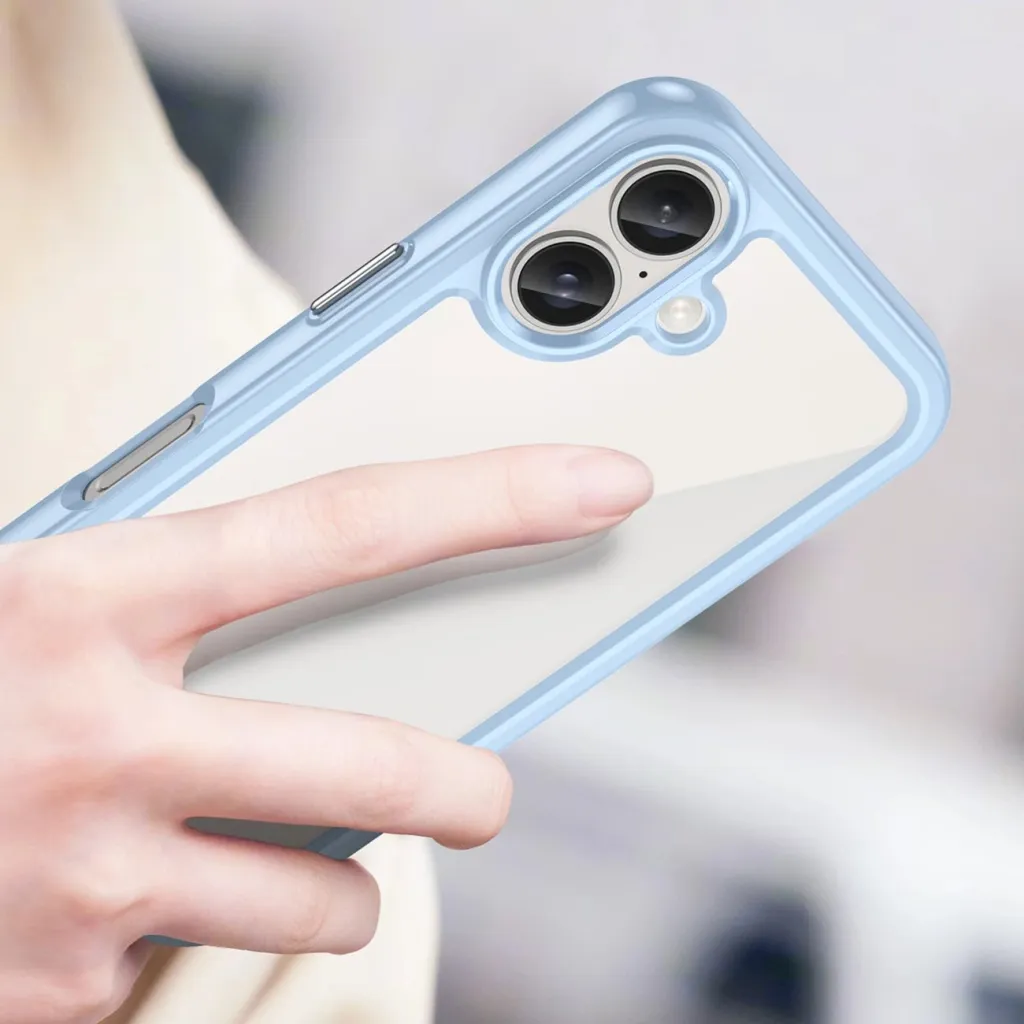 Mbështjellës Hurtel Outer Space Case për iPhone 16, TPU/PC, Kaltër - 5