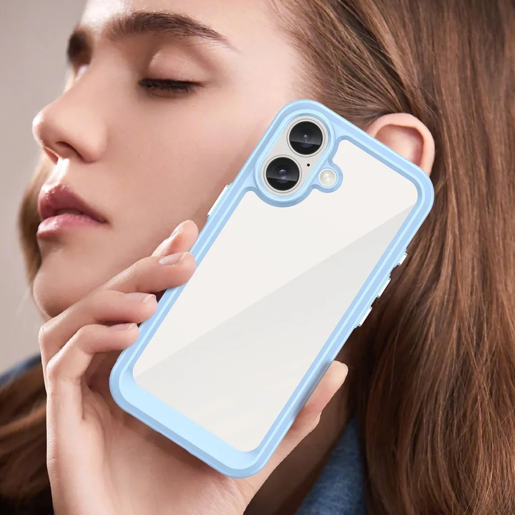 Mbështjellës Hurtel Outer Space Case për iPhone 16, TPU/PC, Kaltër - 7