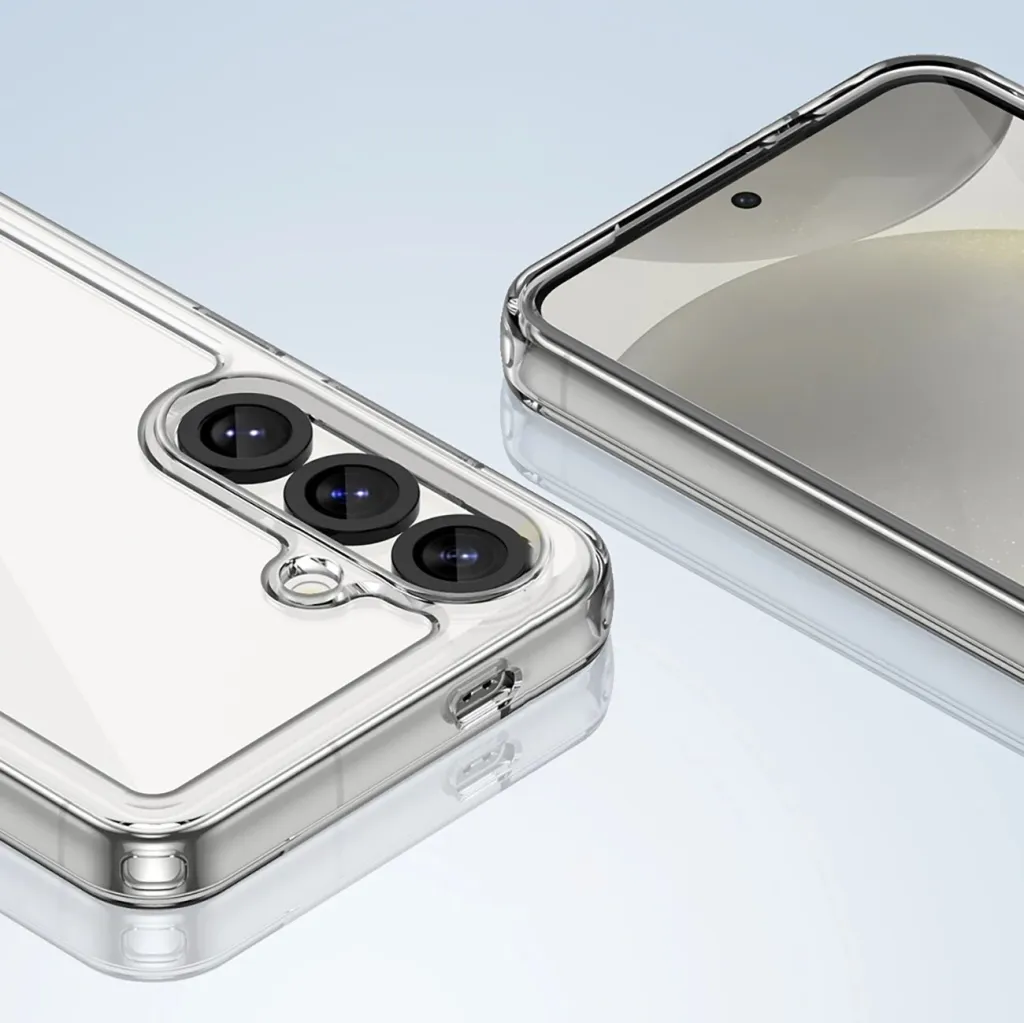 Mbështjellës Hurtel Outer Space Case për Samsung Galaxy S25, transparent i zi - 5