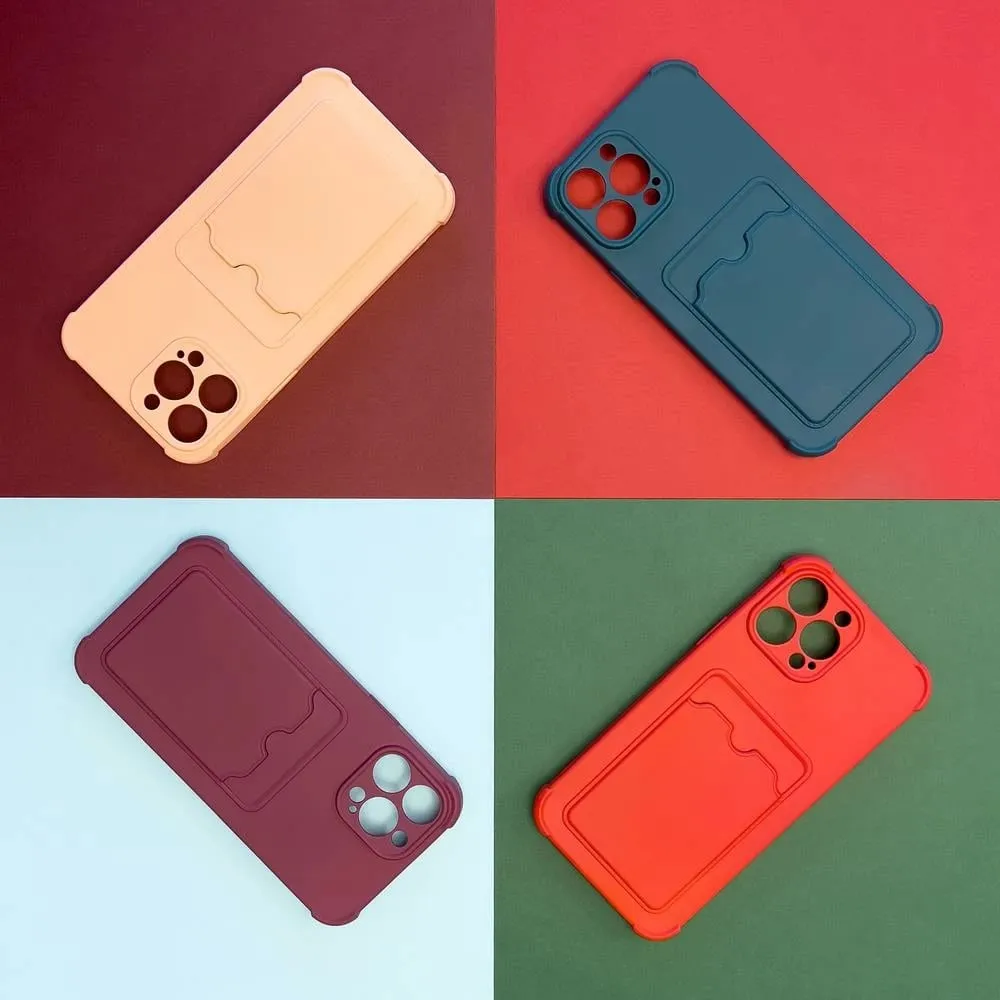 Mbështjellës Hurtel për Xiaomi Redmi Note 10/Note 10S, Card Armor, silikon, rozë - 3