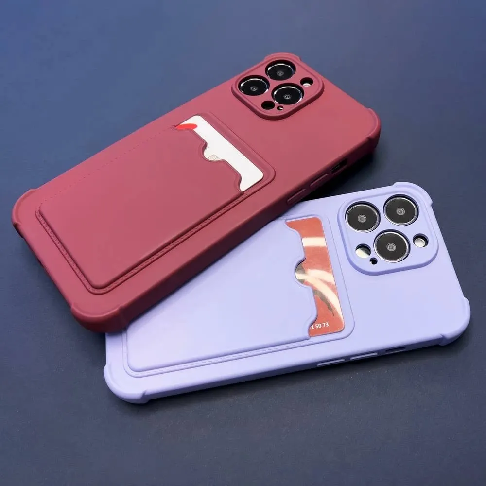 Mbështjellës Hurtel për Xiaomi Redmi Note 10/Note 10S, Card Armor, silikon, rozë - 6
