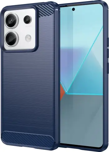 Mbështjellës Hurtel Carbon Case për Xiaomi Redmi Note 13 Pro+, i zi