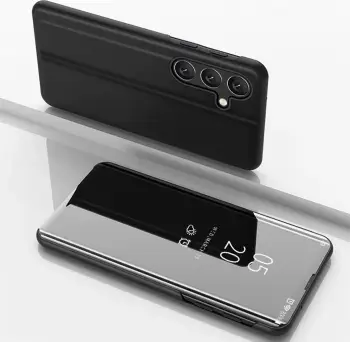 Mbështjellës Hurtel Clear View për Samsung Galaxy A26, Flip, i zi