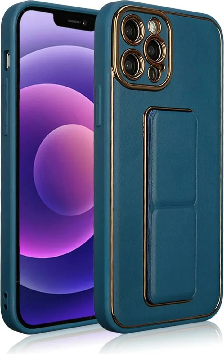 Mbështjellës Hurtel Kickstand Case për Samsung Galaxy A13, silikon, kaltër - 2