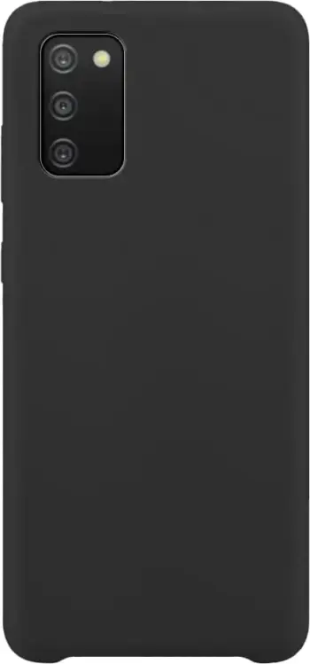 Mbrojtëse telefoni Hurtel Silicone Case Samsung Galaxy A03s, silikon fleksibël, e zezë