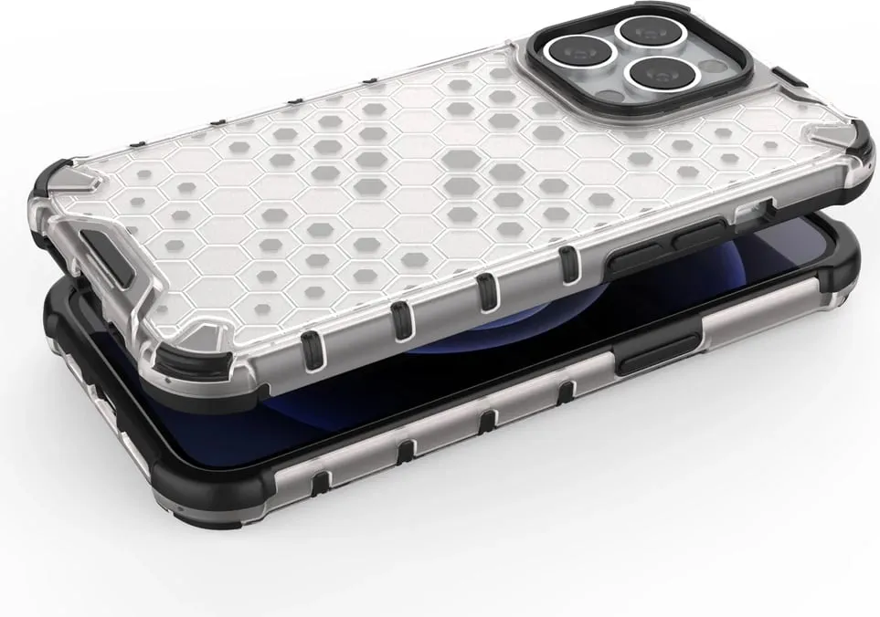 Mbështjellës Hurtel Honeycomb për iPhone 13 Pro, Jeshil - 4