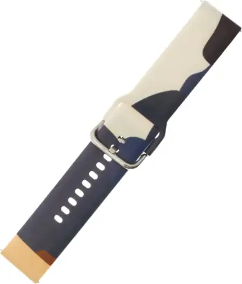 Rrip silikoni për Samsung Galaxy Watch 46mm, Hurtel, model Moro Band, kamuflazh, zi/bezhë/gri