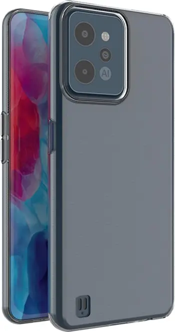 Mbështjellës Hurtel Ultra Clear 0.5mm për Realme C31, Transparent