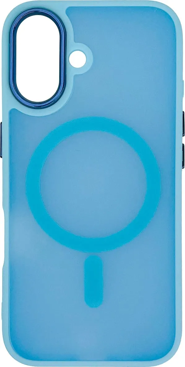 Mbështjellës Hurtel Fashion Case MagSafe për iPhone 16 Plus, TPU, kaltër e çelët - 1
