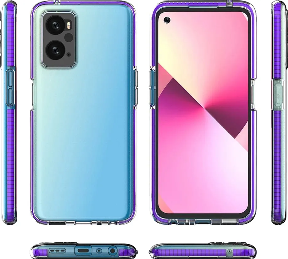 Mbrojtëse telefoni Hurtel Spring Case Realme 9i Oppo A36 A76 A96, silikon, rozë e çelët - 2