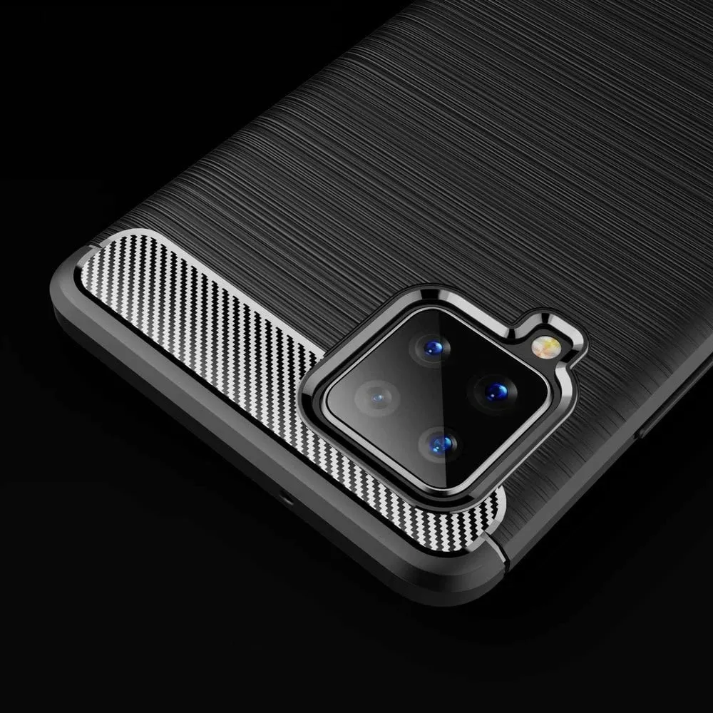 Mbështjellës Hurtel Carbon Case për Samsung Galaxy A42 5G, TPU, Blu - 4