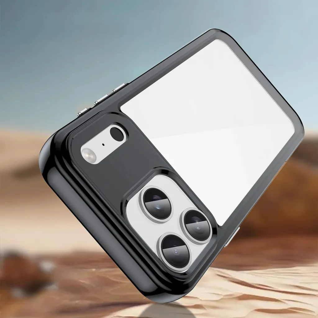 Mbështjellës Hurtel Outer Space për iPhone 17 Pro Max, MagSafe, i zi transparent - 3