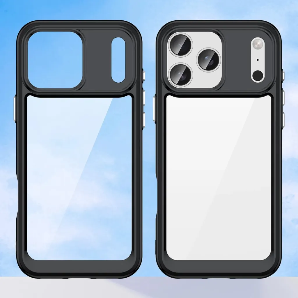 Mbështjellës Hurtel Outer Space për iPhone 17 Pro Max, MagSafe, i zi transparent - 7