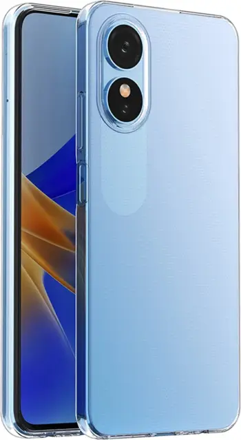 Mbështjellës Hurtel Ultra Clear 0.5mm për Oppo A17, Transparent