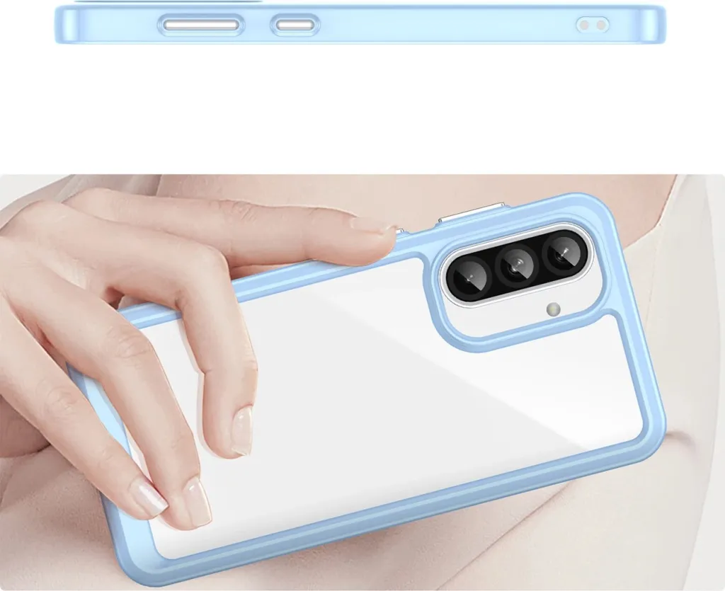 Mbështjellës Hurtel Outer Space Case për Samsung Galaxy A56, TPU/PC, Kaltër - 4