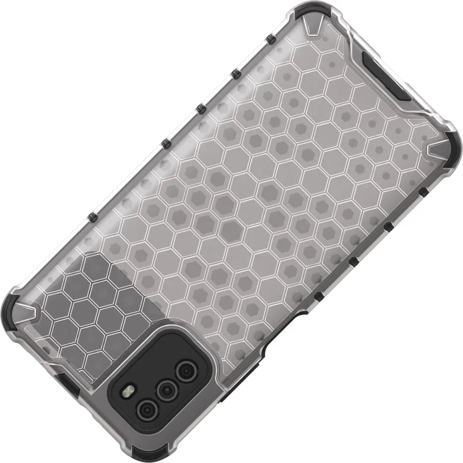 Mbështjellës Hurtel Honeycomb për Xiaomi Poco M3, Transparent - 6