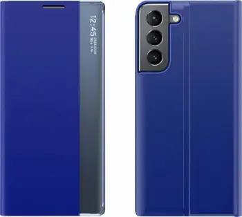 Këllëf libri Hurtel Sleep Case për Samsung Galaxy A14, me këmbë mbajtëse, blu