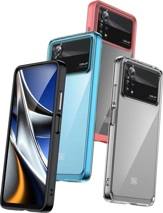 Mbështjellës Hurtel Outer Space Case për Xiaomi Poco X4 Pro 5G, Blu - 3