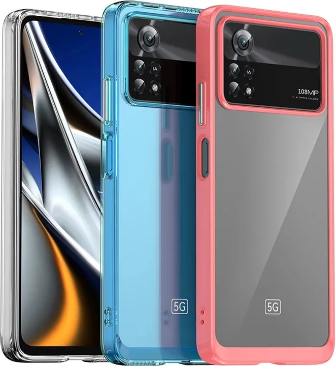 Mbështjellës Hurtel Outer Space Case për Xiaomi Poco X4 Pro 5G, Blu - 4