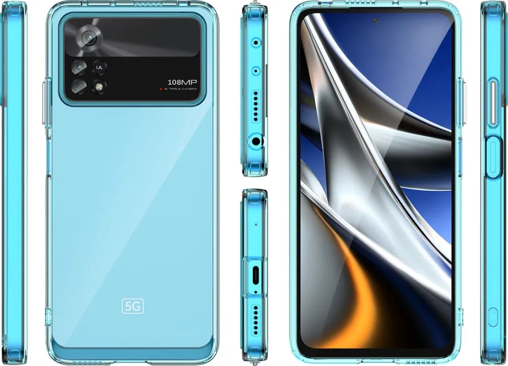 Mbështjellës Hurtel Outer Space Case për Xiaomi Poco X4 Pro 5G, Blu - 7