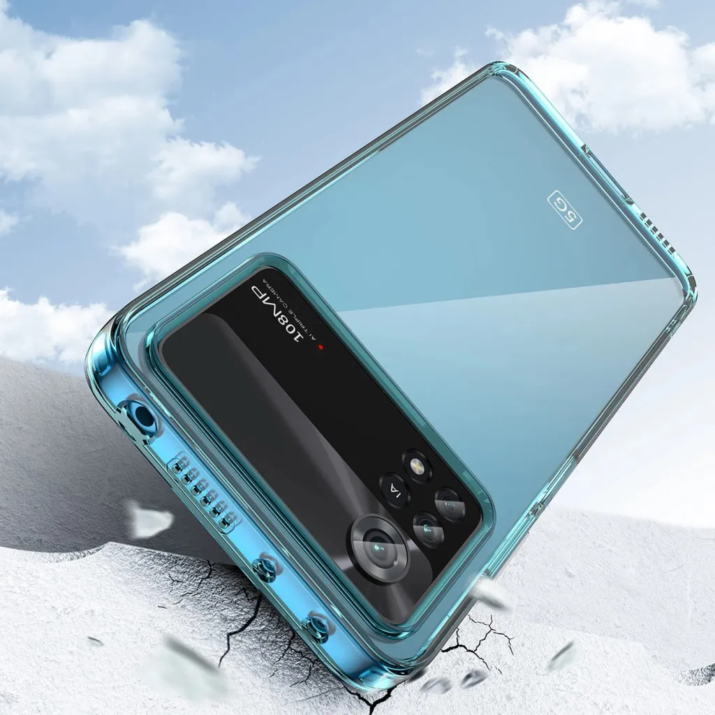 Mbështjellës Hurtel Outer Space Case për Xiaomi Poco X4 Pro 5G, Blu - 8
