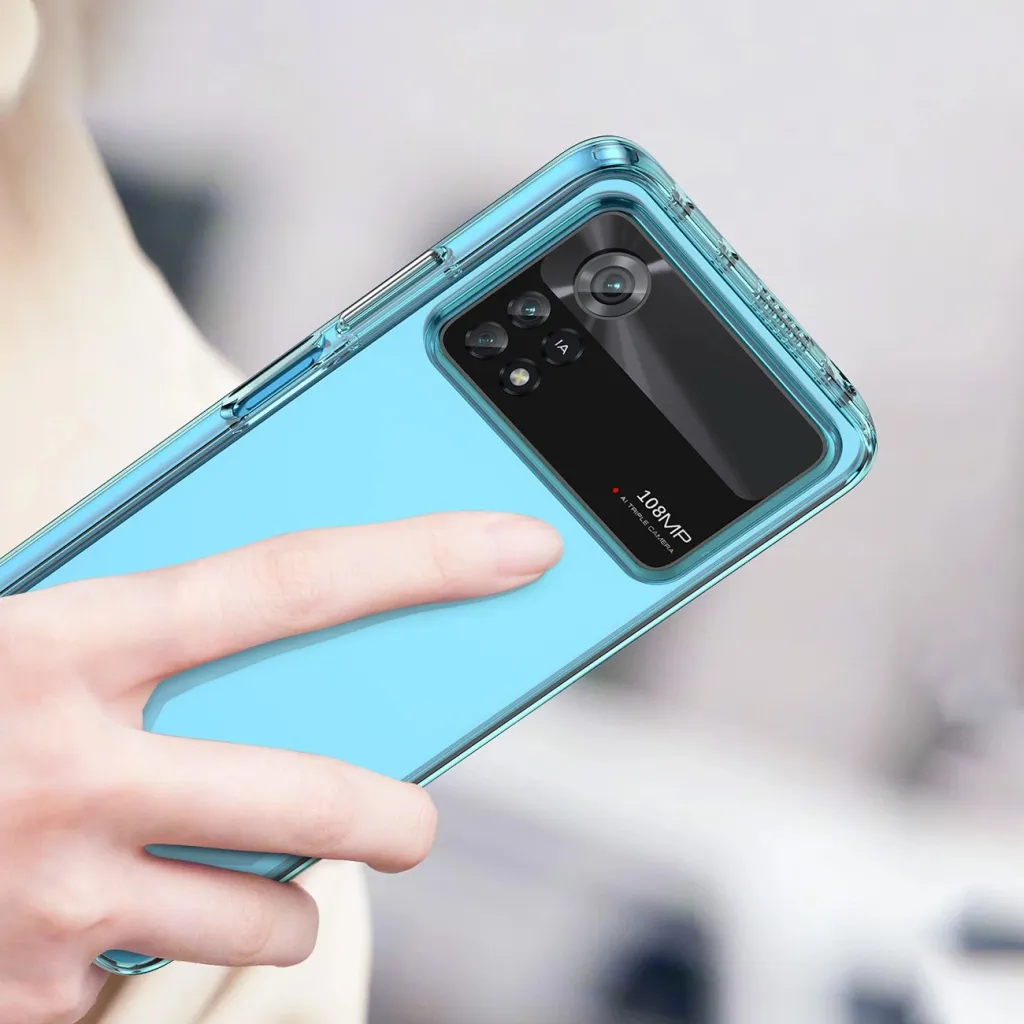 Mbështjellës Hurtel Outer Space Case për Xiaomi Poco X4 Pro 5G, Blu - 9