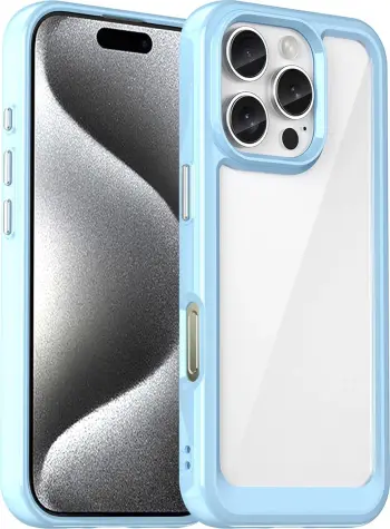 Mbështjellës Hurtel Outer Space Case për iPhone 16e, TPU & PC, Blu