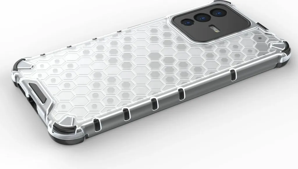 Mbështjellës Hurtel honeycomb për Vivo V23 5G, i zi - 12