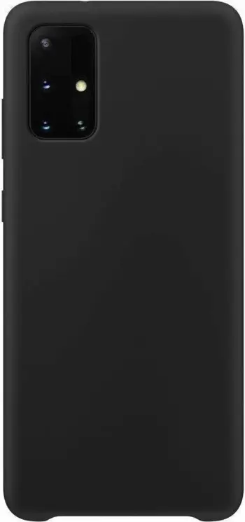 Mbështjellës silikon për celular Hurtel për Samsung Galaxy A72, i zi