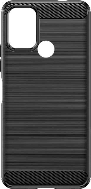 Mbështjellës silikoni Hurtel Carbon Case për Nokia C22, i zi - 3