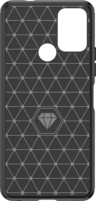 Mbështjellës silikoni Hurtel Carbon Case për Nokia C22, i zi - 4