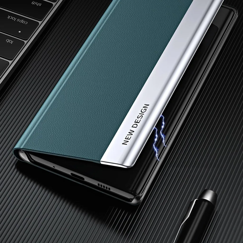Mbajtëse telefoni Hurtel Sleep Case Pro për Samsung Galaxy S23 Plus, me kapak me qëndrim, e zezë - 5